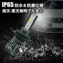 LEDフォグランプ 車検対応 12000LM レモンイエロー H3/H8/H9/H11/H16/HB3/HB4 イエロー 黄色 3000K 2個セット FG240_画像7