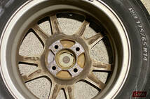 【GMA2309002】AZ sports CK-5 14インチアルミ 14×5.5JJ PCD100×4穴 BRIDGESTONE ECOPIA EX20C 175/65R14 タイヤ付 4本セット シエンタ等_画像8