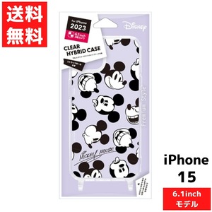 iPhone 15 correspondence clear hybrid case Disney Mickey Mouse smartphone case cover iPhone 