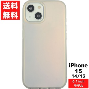 iPhone 15 14 13 対応 ソフトケース オーロラ スマホ ケース カバー アイフォン