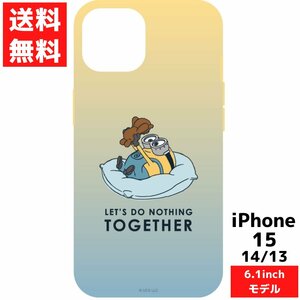 iPhone 15 14 13 対応 ケース 怪盗グルー ミニオンズ ボブ＆ティム スマホ ソフト ケース カバー アイフォン