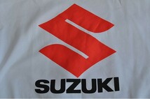 ▼メトロレーシングスエットシャツ　SUZUKI　ホワイト　サイズL　新品袖M赤_画像4
