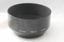 ☆NIKON HN-7 レンズフード 85mm F1.8 85mm F2 80-200mm F4.5 ニコン (3)_画像1