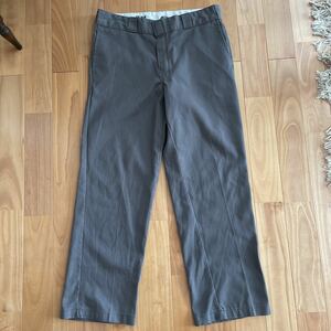 Dickies ディッキーズのワークパンツ グレー 2000年代 メキシコ製 W34 L30 874