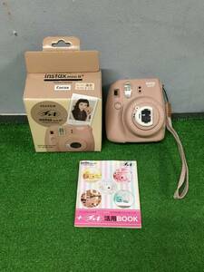 【ジャンク】フジフイルム チェキ instak mini8＋ インスタックスミニ ココア インスタントカメラ 8-13