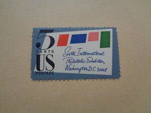 アメリカ切手　1966年　Sixth International Philatelic Exhibition（第6回国際郵趣展）ワシントンにて　Stamped Cover（初日カバー）　5