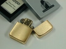 Zippo 1941レプリカ ／プレーン★1941Bブラス Solid Brass 新品_画像2