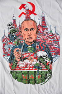 ◆世界の悪人Tシャツ◆ウラジミール・プーチン◆XXLサイズ表記◆