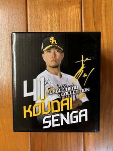 Fukuoka Softbank Hawks "#41 Kodai Chiga" Bobble Head Figure [Неиспользуемый / Неокрытый]