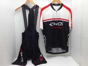 Kudamatsu) цикл Ecoi Cycle Jersey Bib Shorts Верхний и нижний набор jl Size Ecyling Wear ◆ ★ B230924R04B KJ24A