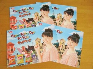 ＜匿名配送＞ 多部未華子 ハッピーターン　チラシ4枚