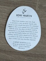 ＜匿名配送＞REMY MARTIN レミーマルタン　携帯用 ボトル flask　スキットル　ステンレス_画像3