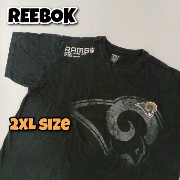 【2XL】REEBOK RAMS NFL Tシャツ リユース ultramto M-TS0193