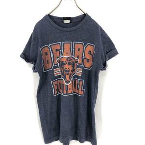 サイズ不明 NFL TEAM APPAREL BEARS FOOTBALL Tシャツ ネイビー 半袖 リユース ultramto ts1182