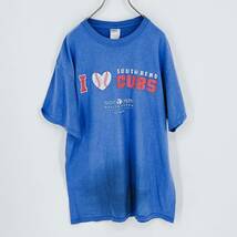 M PORT&COMPANY Tシャツ 半袖 ブルー リユース ultramto ts1211_画像1