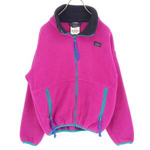 M(キッズ120～130cm相当) REI Kids フリース ジャンパー パープル 裏起毛 リユース ultramto sw0308