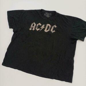 AC/DC ミュージックTシャツ バンドTシャツ 2XL 黒 mts0324