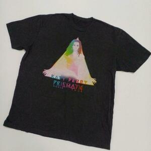 KATY PERRY ワールドツアーTシャツ ミュージックTシャツ Fサイズ 黒 mts0295