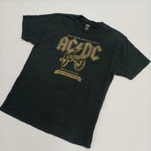 AC/DC ミュージックTシャツ バンドTシャツ Lサイズ 黒 mts0271