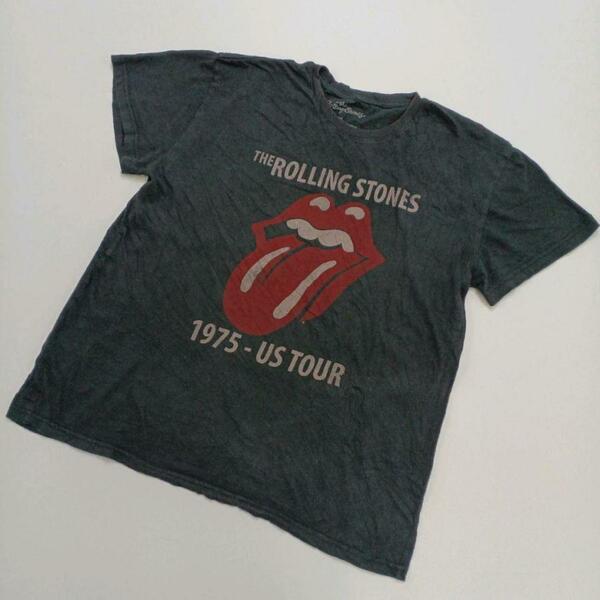 the ROLLING STONES ミュージックTシャツ バンドTシャツ 2XL 黒 mts0237