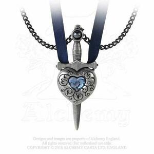 ALCHEMY GOTHIC: SWORD HEART NECKLACE