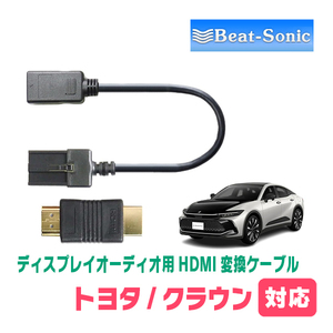 クラウン(35系・R4/7～現在)用　ビートソニック/HDC7　ディスプレイオーディオ用HDMI変換ケーブル