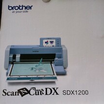 brother　スキャンカット　SDX1200 +スキャン用マット+弱粘着カッティングマット+自動調整用替え刃_画像1