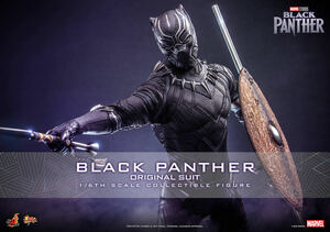 ホットトイズ 1/6 ブラックパンサー （オリジナル・スーツ） 未開封新品 MMS671 Black Panther Original Suit Hot Toys