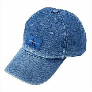 新品タグ付き 海外限定 カルバンクライン ジーンズ Calvin Klein JEANS 40HH943 444 6パネル スナップバックキャップ デニム