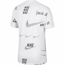 新品タグ付き Sサイズ 白 ナイキ DIY AOP Tシャツ 全面プリント ロゴ グラフィック NIKE M NSW SS TEE DIY AOP _画像2