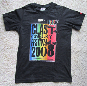 Glastonbury Festival　2008 Tシャツ Mサイズ表記ですがSサイズ相当　グラストンベリー・フェスティバル　Amy Winehouse　JAY-Z