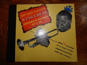 *SP 78* popular HOT JAZZ CLASSICS*KING LOUIS**4 sheets set * record surface - scratch . is not.