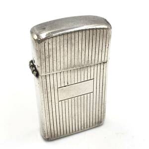 9.27SA-E595★スリムZIPPO STERLING SILVER★ジッポー ジッポ スターリングシルバー 喫煙具 ヴィンテージ DC0/DI0