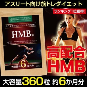 ［ヤフオク専用］HMB BCAA アルギニン L-カルニチン L-オルニチン αリポ酸 筋トレ トレーニング サプリ 約６ヶ月分/360粒 ゆうパケット