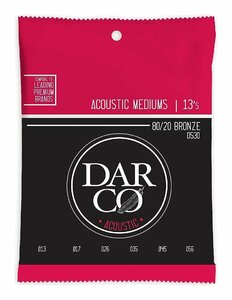 即決◆新品◆送料無料DARCO D530×1 [13-56] ACOUSTIC/Medium アコースティックギター弦/メール便