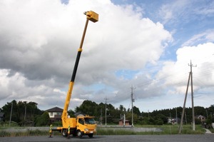 本日引き渡しOK　奇跡の30,900km実走行＆事故歴なし　ダイナ　アイチ14.5m　高所作業車　絶縁仕様　車検R6年9月　5速MT　ディ-ゼル