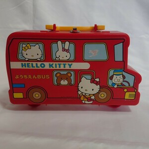  подлинная вещь Hello Kitty сумка type кукольный дом school автобус / для ... автобус /1986/80s/ Showa Retro / Kitty Chan / Sanrio / кукла / редкость /to- сигнал 