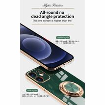 iPhone 15Pro 用 スマホケース 新品 クリア ソフトケース リング スマホリング 耐衝撃 カバー 携帯ケース TPU ブラック_画像5