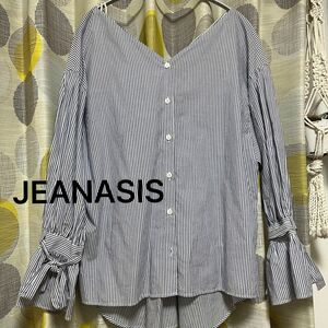 JEANASIS ストライプシャツ ブラウス 