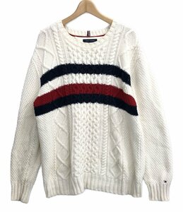 トミーヒルフィガー ケーブルニット セーター メンズ XXL XL以上 TOMMY HILFIGER [0202]