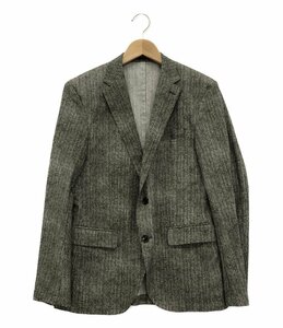 美品 ミッシェルクランオム テーラードジャケット ヘリンボーン MNDJJ-03390 メンズ 48 L MICHEL KLEIN HOMME [0502]