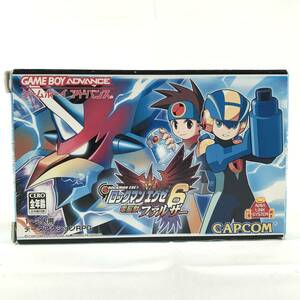 □中古品□ CAPCOM カプコン ゲームソフト GBA ゲームボーイアドバンスソフト ロックマンエグゼ6 電脳獣ファルザー レトロソフト 