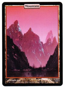 ●MTG●Foil● UH アンヒンジド 山(英語) その１