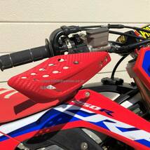 赤 ハンドガード モトクロス エンデューロ オフロード ナックルガード CRF250L XR XLR CRM CRF CT125 ハンターカブ 50 70 100 110 125 150_画像3