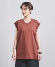 【WEB限定】22SS UNITED ARROWS ユナイテッドアローズ ノースリーブ カットソー 抜け感のあるデザイン インナーとしても◎ 手洗い可◎_画像4