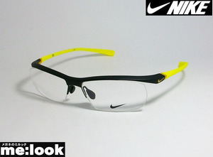 NIKE ナイキ VORTEX ボルテックス 軽量 スポーツ 眼鏡 メガネ フレーム 7070/3-013-57 度付可 マットブラック/イエロー