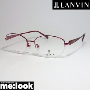 LANVIN　ランバン 日本製　made in Japan レディース 眼鏡 メガネ フレーム VLC539J-08GL-55 度付可 ピンク系