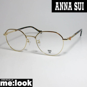 ANNA SUI Anna Sui lady's glasses glasses frame 60-9028-3 times attaching possible Gold 
