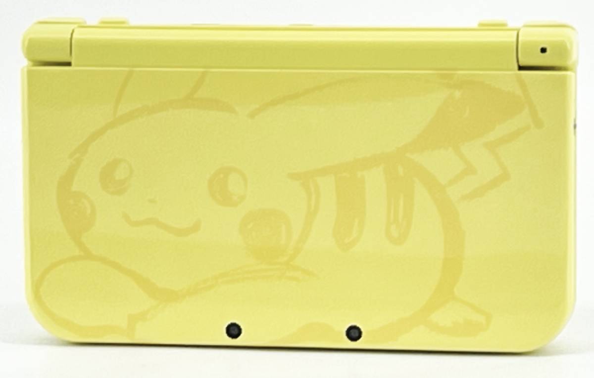 稀少品 デッドストック ほぼ未使用品 Newニンテンドー3DS LL ピカチュウ-