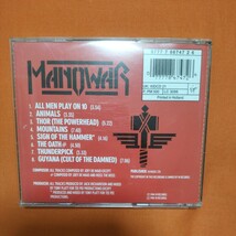 CD【輸入盤】 MANOWAR 「サイン・オブ・ザ・ハンマー Sign of the hammer」 マノウォー_画像2